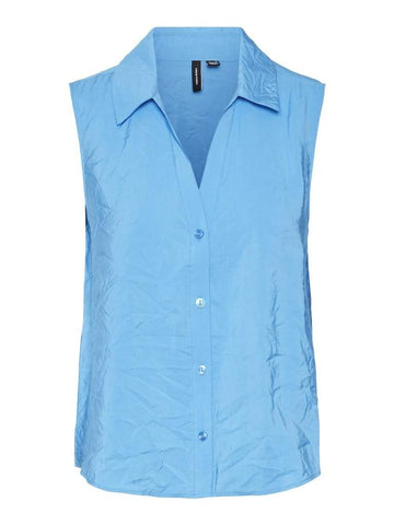 Ibiza Blue Shirts - Vmqueeny Sl Shirt van Vero moda