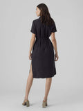 Jurken - Vmqueeny S/S Calf Shirt Dress van Vero moda