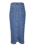 Rokken Vmreal Hr Fold Down Denim Skirt van Vero moda