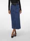 Rokken Vmreal Hr Fold Down Denim Skirt van Vero moda