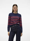 Vmsaba Plain Ls O - Neck Pullover Noos – Pulls voor dames in kleur | Meisjes