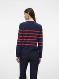 Vmsaba Plain Ls O - Neck Pullover Noos – Pulls voor dames in kleur | Meisjes