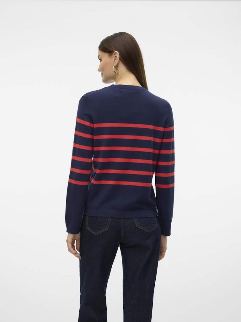 Vmsaba Plain Ls O - Neck Pullover Noos – Pulls voor dames in kleur | Meisjes