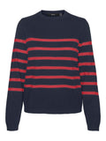 Vmsaba Plain Ls O - Neck Pullover Noos – Pulls voor dames in kleur | Meisjes