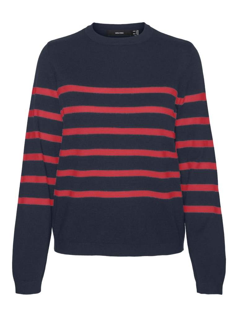 Vmsaba Plain Ls O - Neck Pullover Noos – Pulls voor dames in kleur | Meisjes