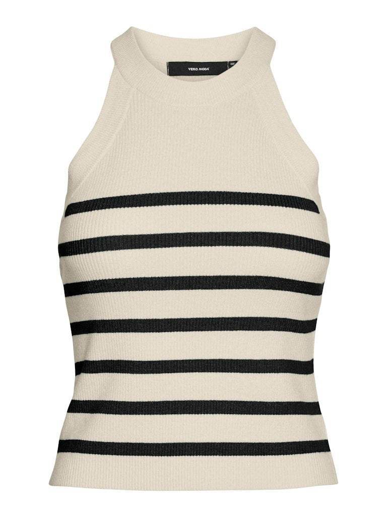 Vmsaba Rib Sl O - Neck Top Noos - koop Tops van Vero moda bij Meisjes Brugge