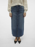 Rokken Vmtessa Hr Maxi Denim Skirt Mix Noos van Vero moda