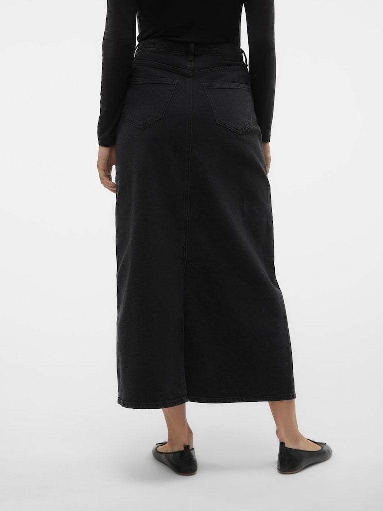 Rokken Vmtessa Hr Maxi Denim Skirt Mix Noos van Vero moda