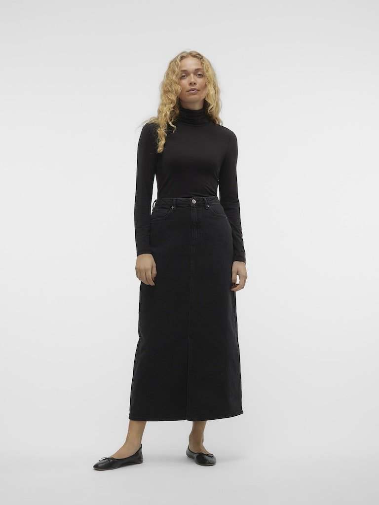 Rokken - Vmtessa Hr Maxi Denim Skirt Mix Noos van Vero moda