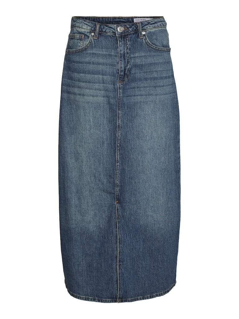 Vmtessa Hr Maxi Denim Skirt Mix Noos - koop Rokken van Vero moda bij Meisjes Brugge
