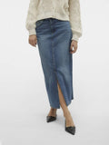 Vmtessa Hr Maxi Denim Skirt Mix Noos - koop Rokken van Vero moda bij Meisjes Brugge
