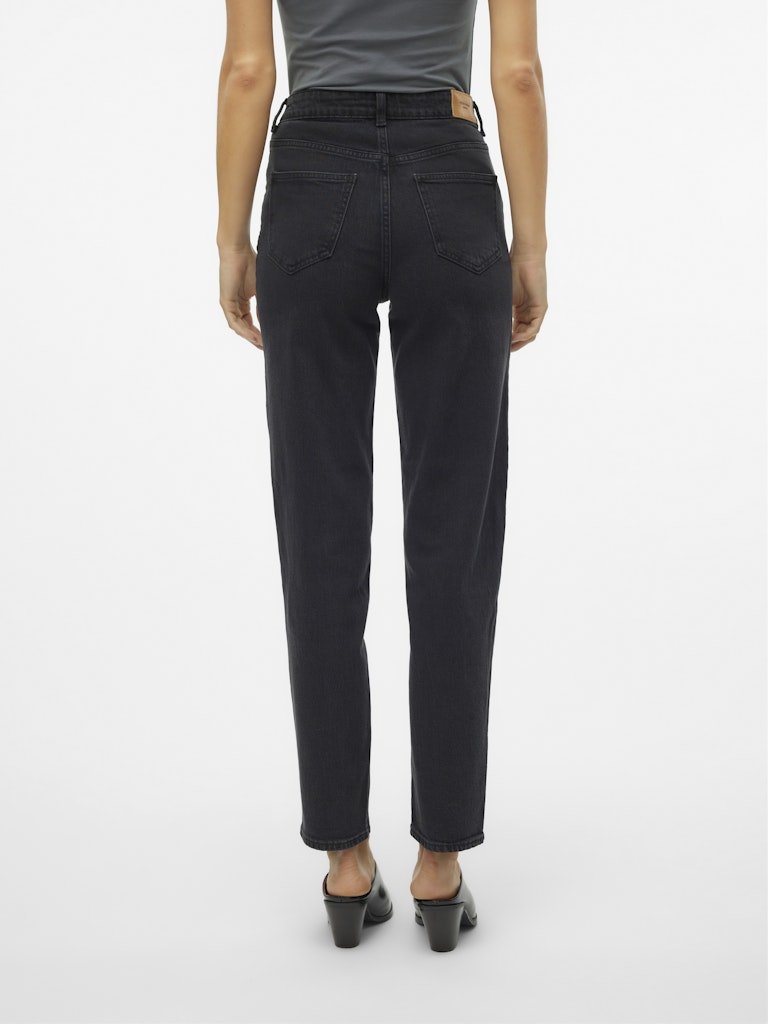 Vmtessa Hr Mom Jeans Ra220 Dark Grey Noos - koop Jeans van Vero moda bij Meisjes Brugge