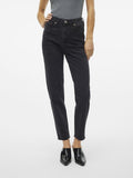 Vmtessa Hr Mom Jeans Ra220 Dark Grey Noos - koop Jeans van Vero moda bij Meisjes Brugge