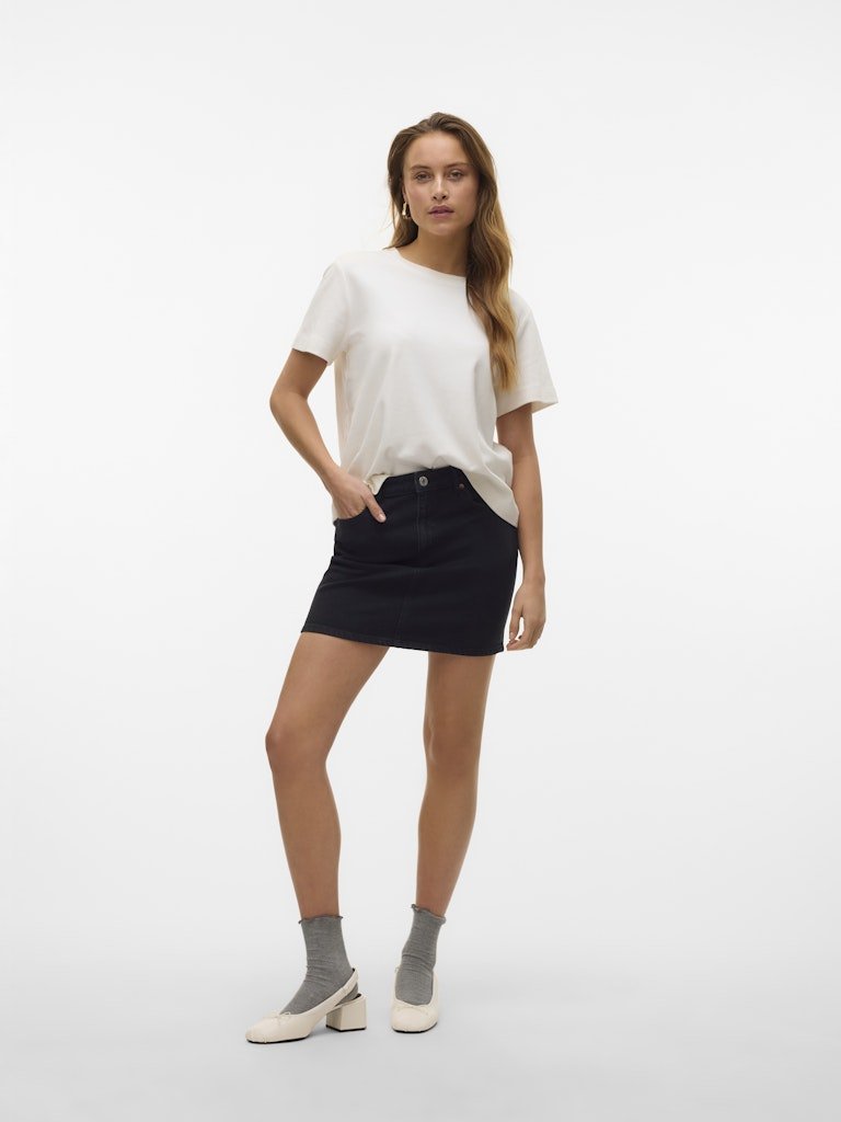 Vmtessa Hr Short Denim Skirt Noos – Rokken voor dames in kleur | Meisjes