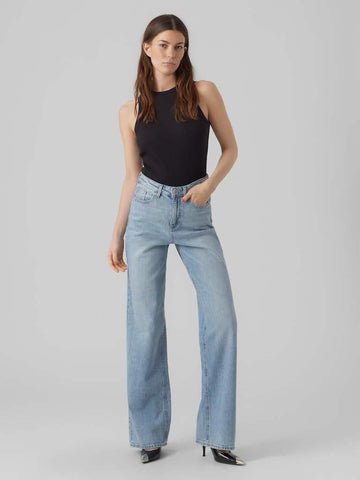 Vmtessa Hr Wide Straight Jeans Ra339 Noos - koop Jeans van Vero moda bij Meisjes Brugge