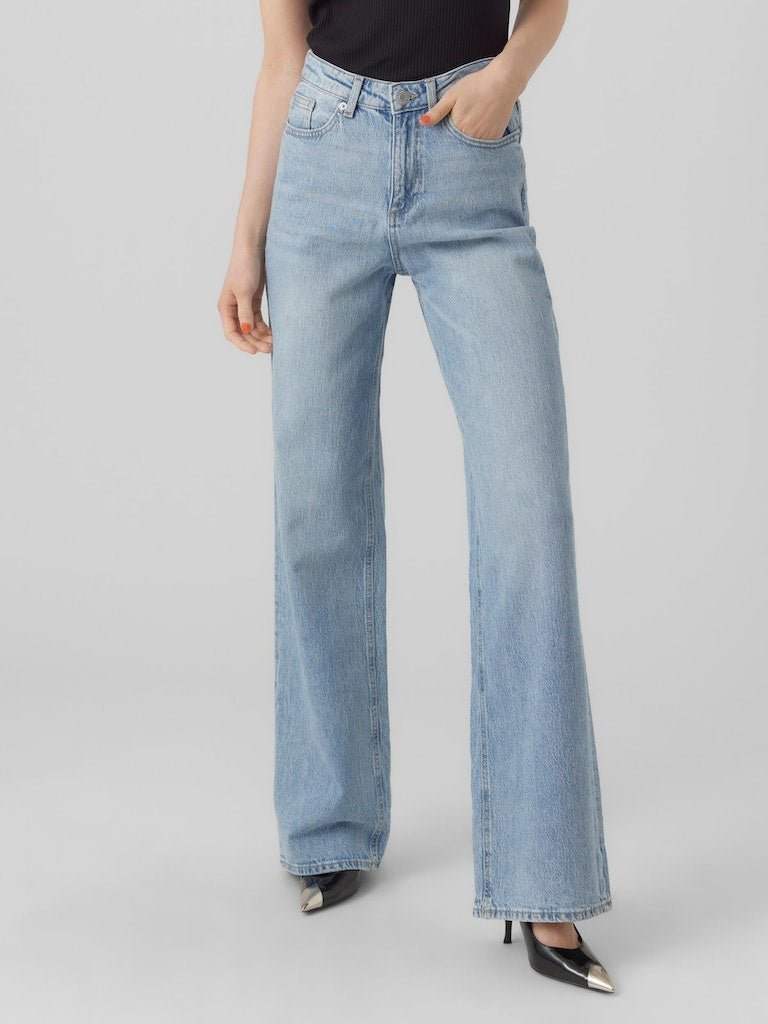 Jeans Vmtessa Hr Wide Straight Jeans Ra339 Noos van Vero moda