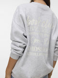 Super light grey melange Sweaters - Vmursula Ls Sweater van Vero moda