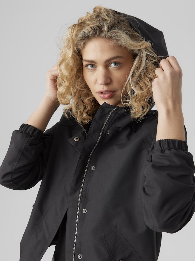 Black Jassen - Vmzoa Short Parka Noos van Vero moda