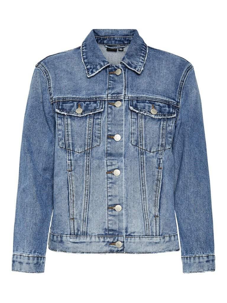 Vmzorica Ls Denim Jacket Mix Noos - koop Jassen van Vero moda bij Meisjes Brugge