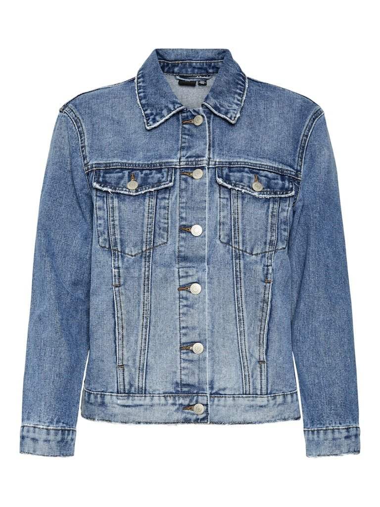 Jassen Vmzorica Ls Denim Jacket Mix Noos van Vero moda