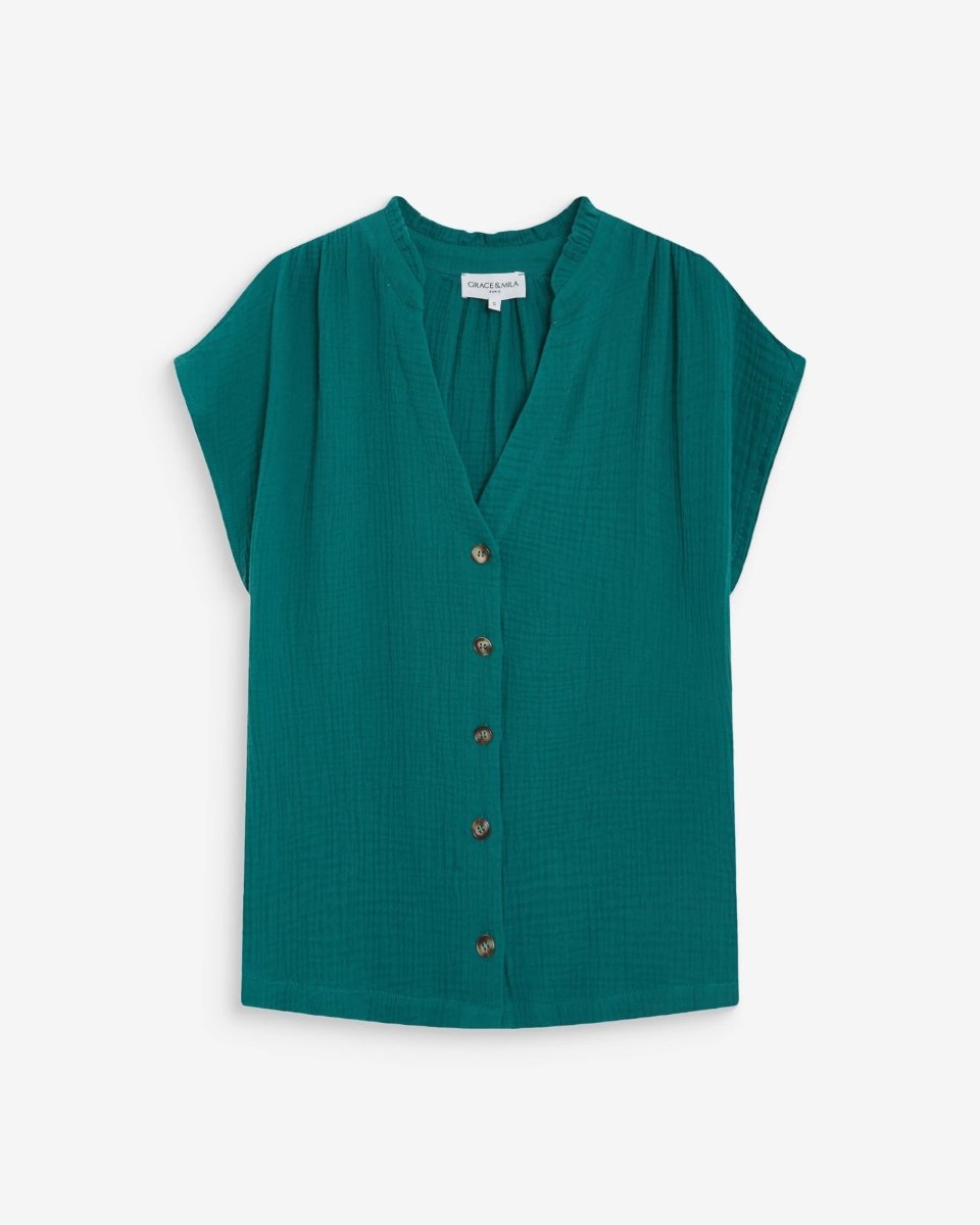 Wesra Blouse van Grace and Mila – Shirts voor dames | Meisjes Brugge
