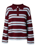 Yasabelle Ls Polo Knit Pullover - D2D – Pulls voor dames in kleur | Meisjes