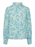 Quiet Green FUZZY FLOWER Shirts - Yasalira Ls Shirt Noos - SS24 van Y.A.S