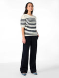 Pulls Yasanne Ss Stripe Knit Pullover van Y.A.S