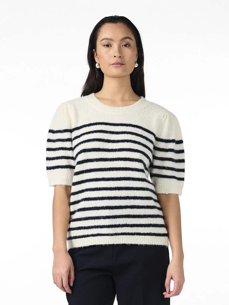 Pulls Yasanne Ss Stripe Knit Pullover van Y.A.S