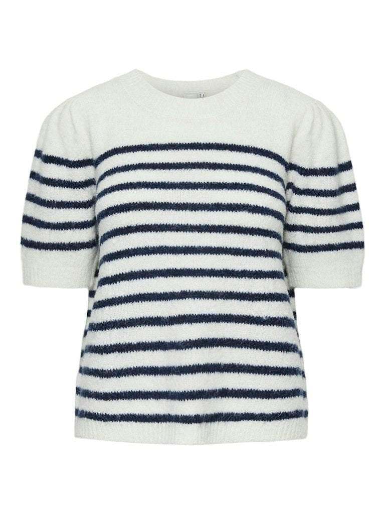 Pulls - Yasanne Ss Stripe Knit Pullover van Y.A.S