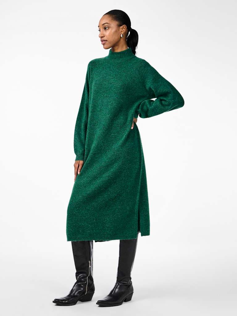 Yasbalis Ls Funnel Knit Dress Noos - AW24 - koop Jurken van Y.A.S bij Meisjes Brugge
