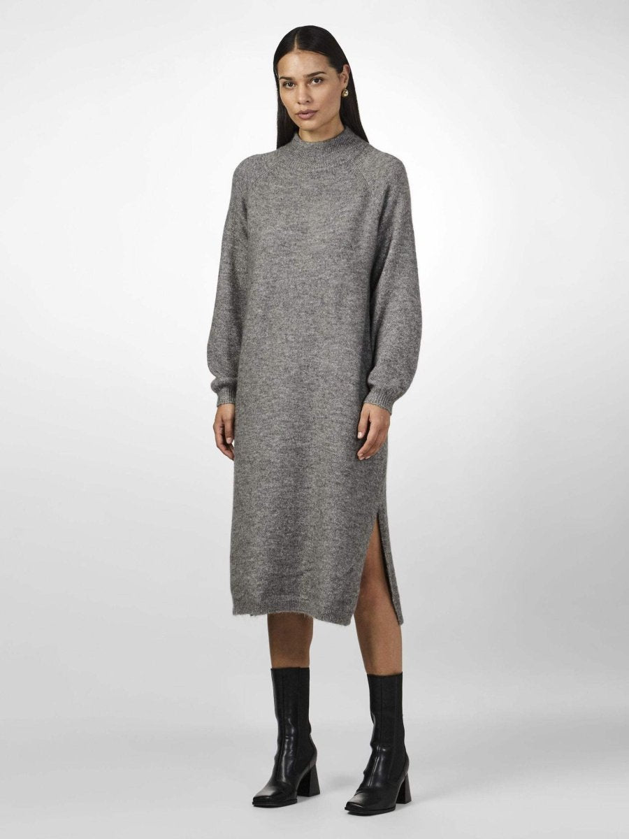 Yasbalis Ls Funnel Knit Dress Noos - AW24 van Y.A.S – Jurken voor dames | Meisjes Brugge