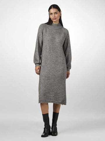 Yasbalis Ls Funnel Knit Dress Noos - AW24 - koop Jurken van Y.A.S bij Meisjes Brugge