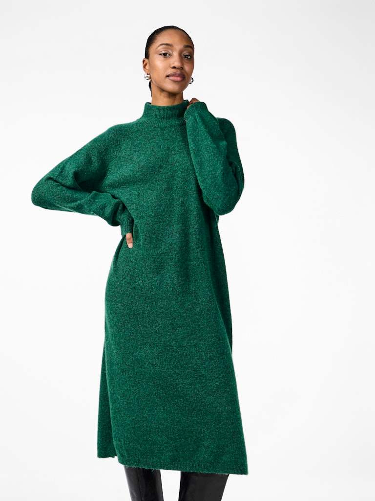 Yasbalis Ls Funnel Knit Dress Noos - AW24 van Y.A.S – Jurken voor dames | Meisjes Brugge