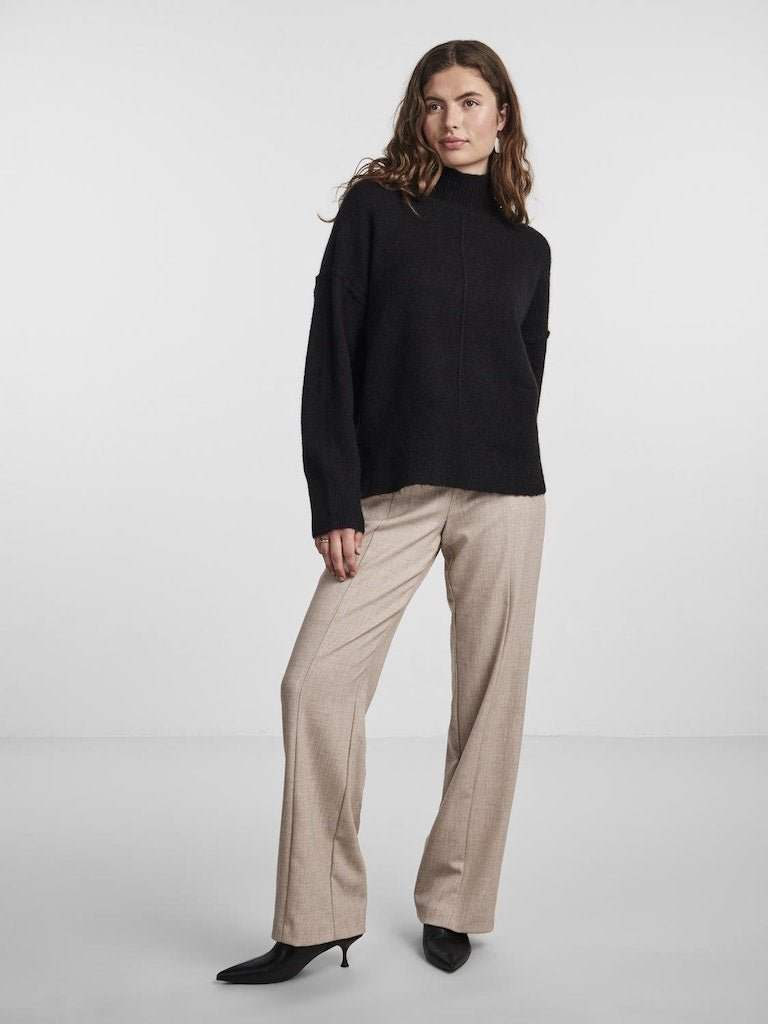 Yasbalis Ls High Neck Knit Noos - koop Pulls van Y.A.S bij Meisjes Brugge