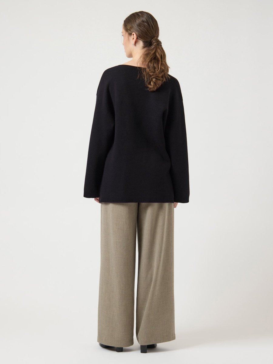 Pulls - Yaselma Ls V-Neck Knit Pullover S. Noos van Y.A.S