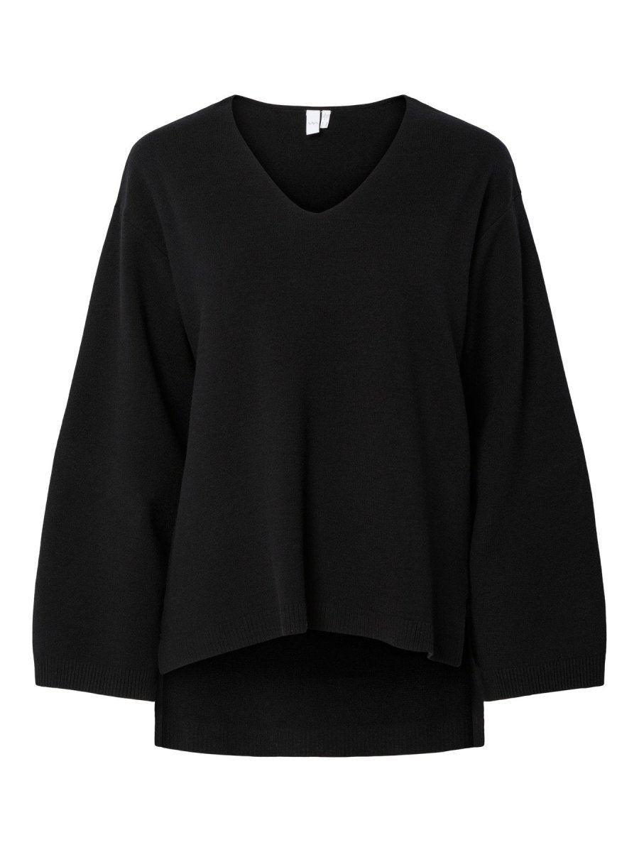Pulls - Yaselma Ls V-Neck Knit Pullover S. Noos van Y.A.S