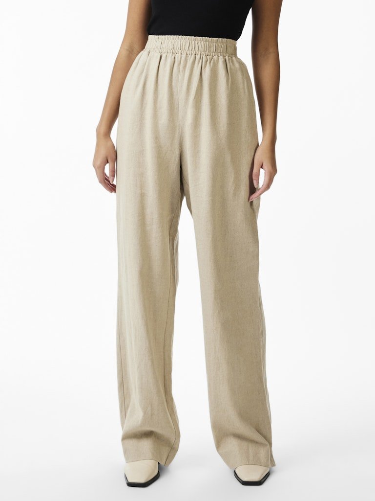 Yasflaxy Hw Linen Pant Noos - koop Broeken van Y.A.S bij Meisjes Brugge