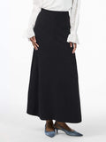 Black Rokken - Yasfonny Hw Ankle Knit Skirt Noos van Y.A.S