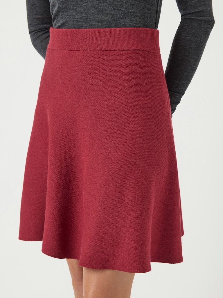 Tibetan red Rokken - Yasfonny Hw Knit Skirt Noos - AW25 van Y.A.S