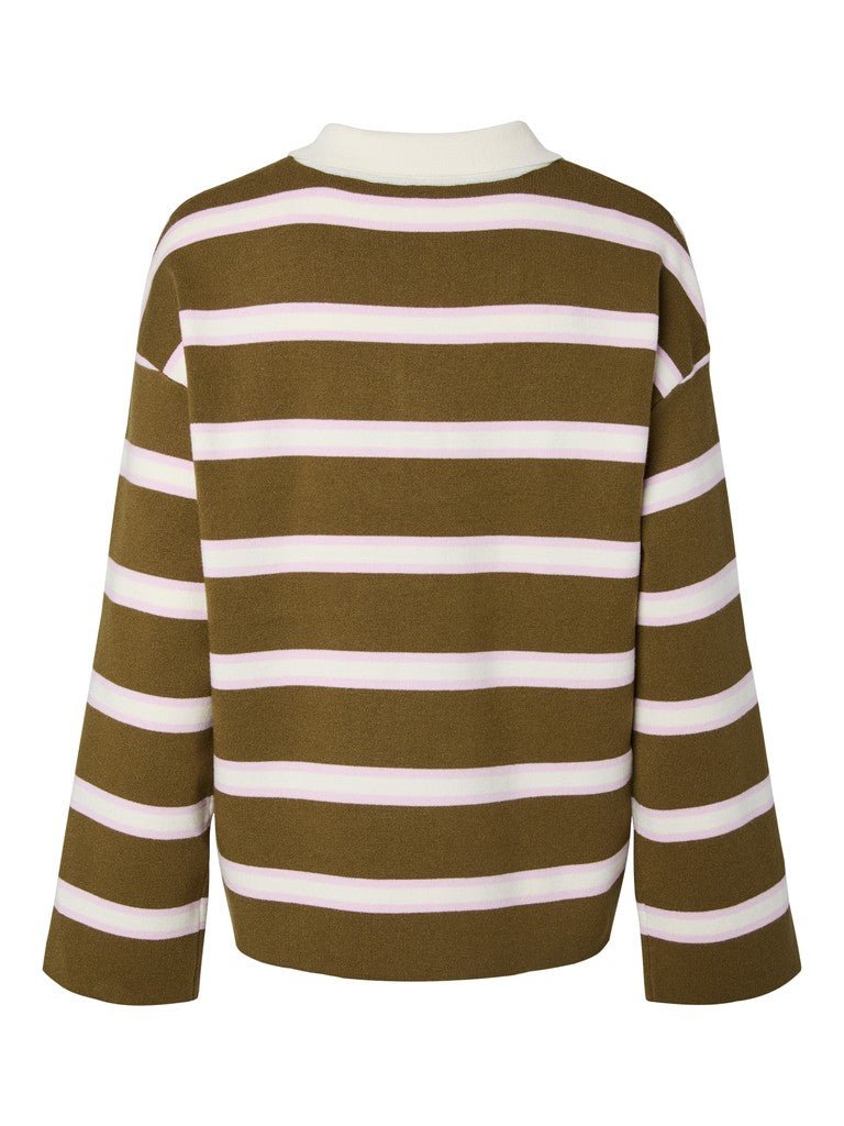 Yasisabell Ls Polo Knit Pullover Noos - AW26 van YAS – Pulls voor dames | Meisjes Brugge