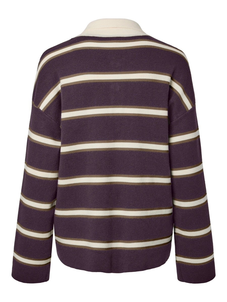 Yasisabell Ls Polo Knit Pullover Noos - AW26 van YAS – Pulls voor dames | Meisjes Brugge
