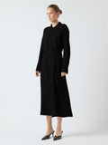 Black Jurken - Yaskaya Ls Long Shirt Dress S. Noos van Y.A.S