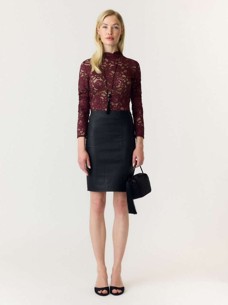 Yaslacey Ls Lace Top Noos van Y.A.S – Tops voor dames | Meisjes Brugge