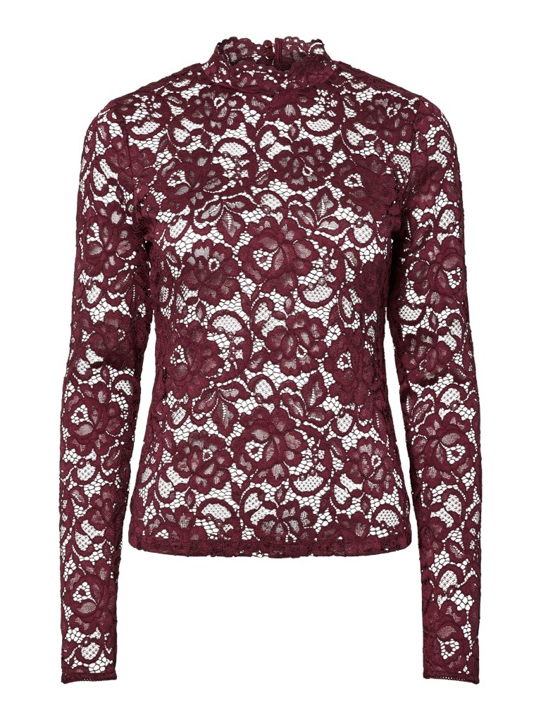 Yaslacey Ls Lace Top Noos van Y.A.S – Tops voor dames | Meisjes Brugge
