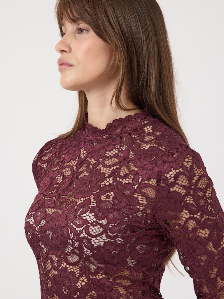 Yaslacey Ls Lace Top Noos van Y.A.S – Tops voor dames | Meisjes Brugge