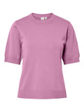 Moonlite mauve Pulls - Yaslena Ss Knit Pullover Noos van Y.A.S