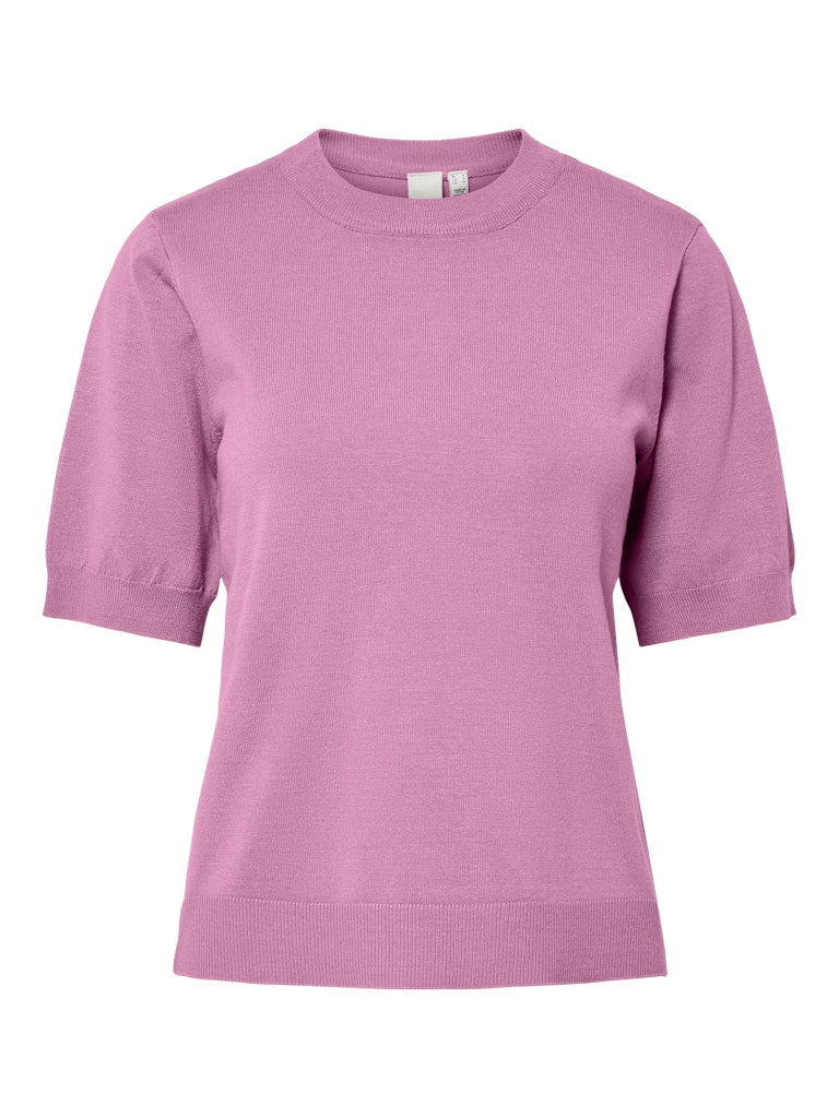 Moonlite mauve Pulls - Yaslena Ss Knit Pullover Noos van Y.A.S