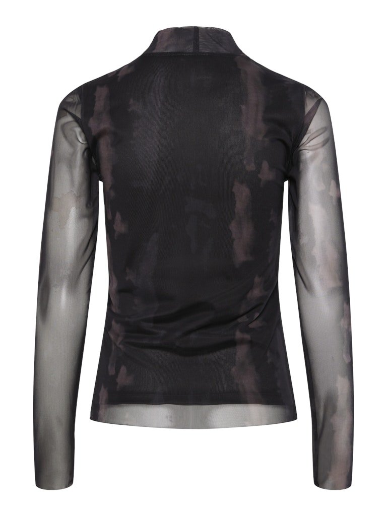Yaslomi High Neck Mesh Ls Top van Y.A.S – Tops voor dames | Meisjes Brugge