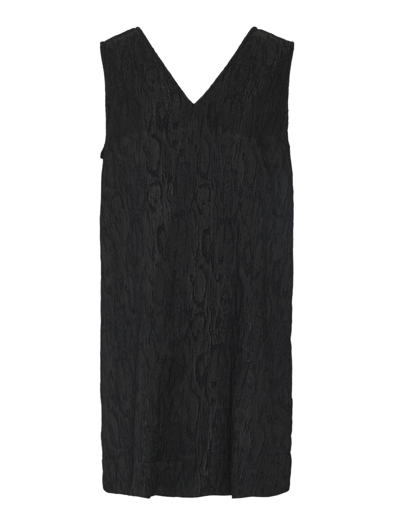 Black Jurken - Yasluminu Sl Bow Dress - Show van Y.A.S